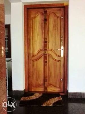 Front door teak wood