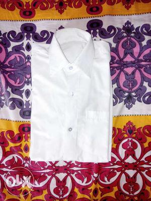 Full sleeve white shirt (size:-46)