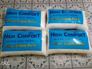 High comfort pillows... made with fabric cotton