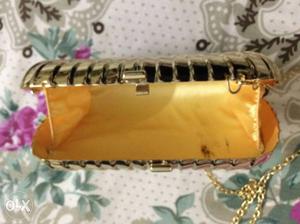Make this Golden Box Clutch yours at 700