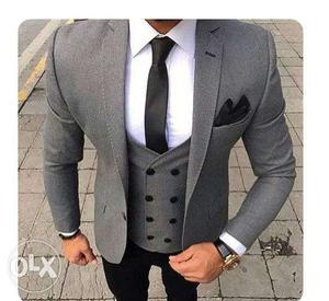 Men's Grey 2-piece Suit