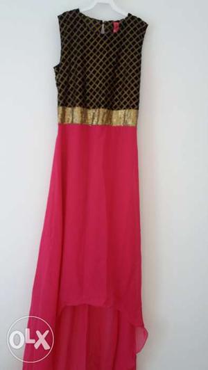 New attractive partywear gown style dress(size M)