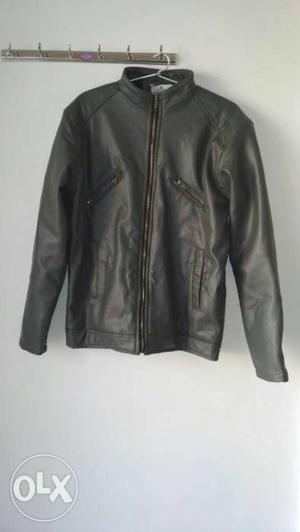 Original Grey Dolce&Gabana leather jackets