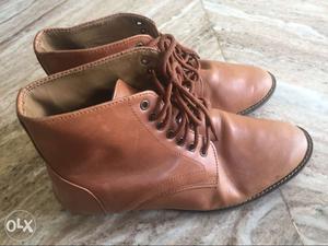 Pure leather shoes, for height increase size 8,9