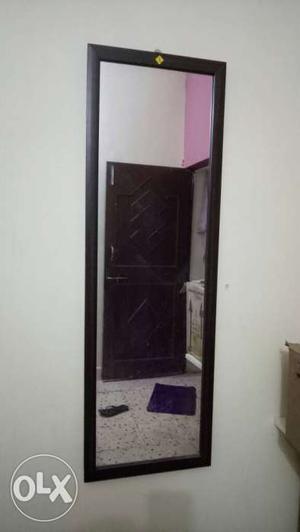 Rectangular Wall Mirror With Black Frame