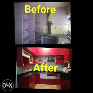 Renovation kitchen Done by inhome interior pvt