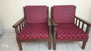 Rosewood sofa set with central table for sale