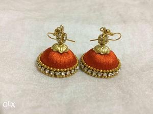 Silk Thread Fashion Jhumkas, chandbali earrings & Bangles