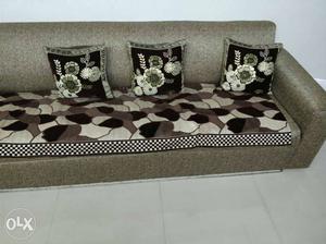 Teakwood 7seaters sofa with 4 visions