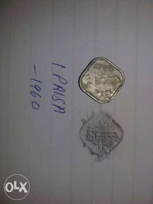 1 Paisa coin ~ condition: Good Price: 