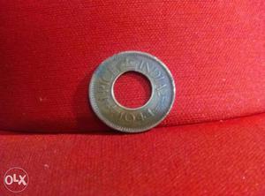 1 Paise India,  bronze coin, GEORGE VI, for