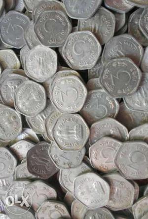 100 coins lot of 3 paisa alluminum coin