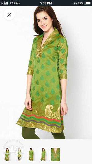 Beautiful cotton silk new kurti, totally new not