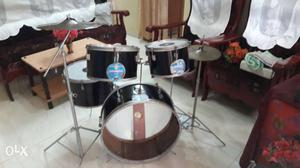 Black And White Drum Kit