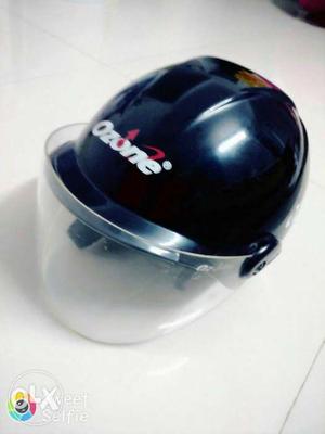 Black Ozone Half-face Helmet