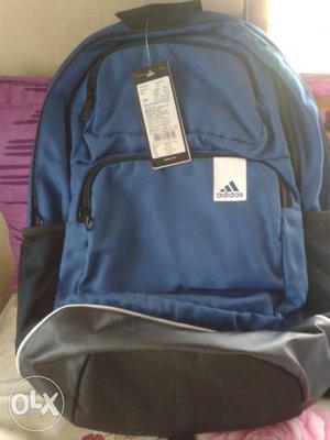 Blue And Black Adidas Backpack