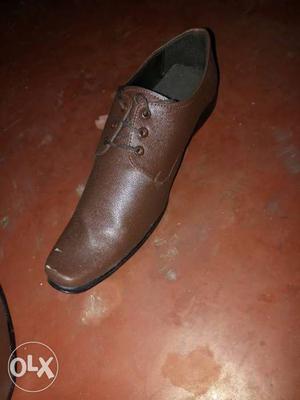Brown Leather Boaters Shoe