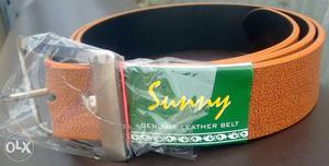 Brown Sunny Leather Belt