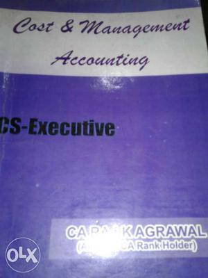 Cost & Management Accounting Book