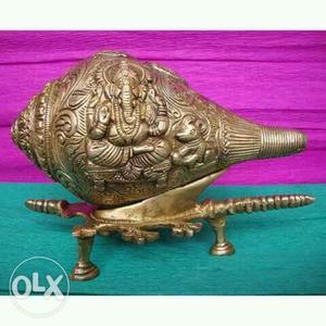 Gold Ganesha Ornament