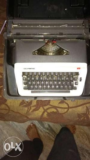 Gray Typewriter new condition