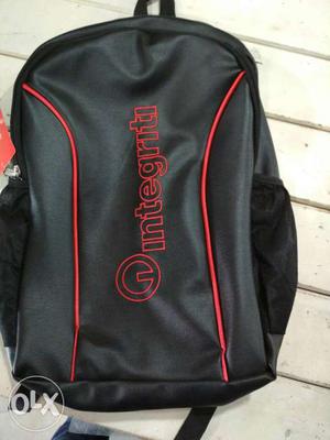 Integriti Backpack black and red