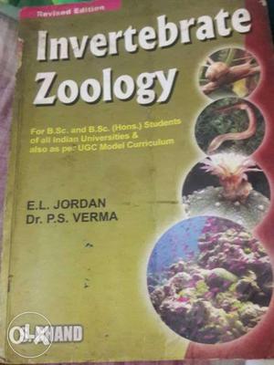 Invetebrate Zoology By E.L. Jordan And Dr. P.S. Verma Book