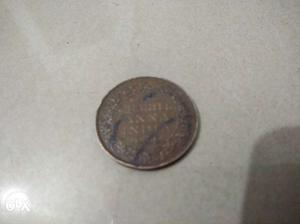 Its a coin from  of 1 anna.