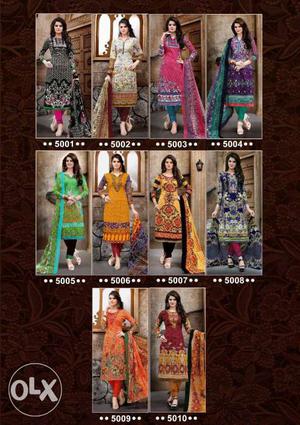 No bargain fixed price cotton suit with pure