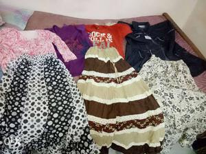 Skirts and tops for jean and skirts available