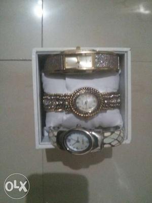 Three new Ladies wrist watch from UK.
