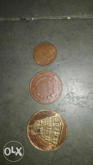 Very very old coins 1 coin 786 and  years