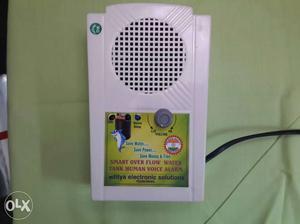 Water tank human voice alarm