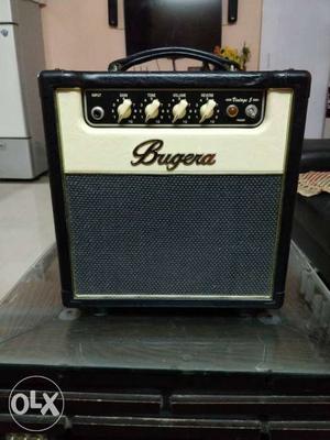 White And Black Bugera Guitar Amplifier