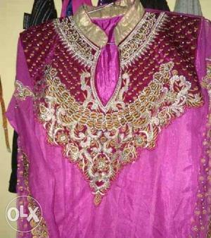 Anarkali full baju dress 1 times used