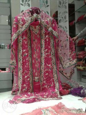 Beautyful Bridal Dress Khada Dupatta