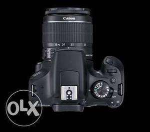 Black Canon DSLR EOS
