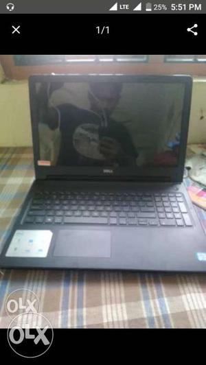 Black Dell laptop,i3 processor,4GB ram,1TB hard