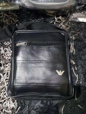 Black Emporio Armani Leather Crossbody Bag
