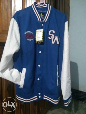 Brand new Smiley World Baseball Jacket Size-XL.