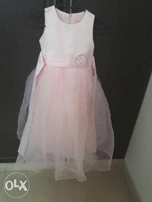 Brand new baby pink gown for 6 -7 years
