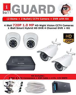 CCTV lowes price at ever with four camera (2 &3 Yr