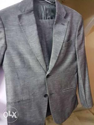 Color Plus Grey linen suit, size:38 (M)