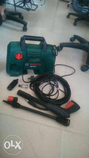 Green And Black Bosch Power Tool Set