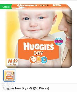 Huggies Dry Disposable Diaper Box