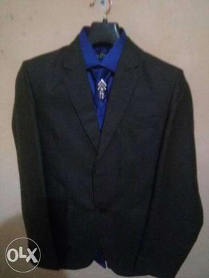 Mens suits shirt tai brand new argent sel