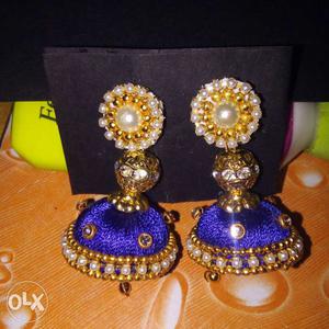 New colorfull hand made jhumka rs 200 each