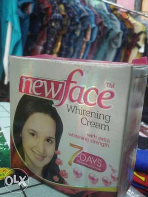 NewFace Whitening Cream Box