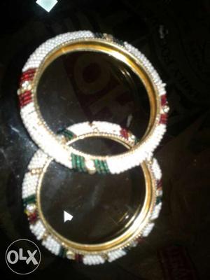 Nice pearl bangles for 15 to 16 years girl s
