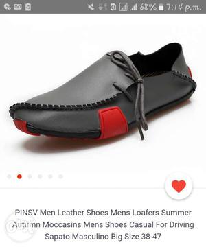 PINSV Men leather Shoes Men Loafers summer Autumn